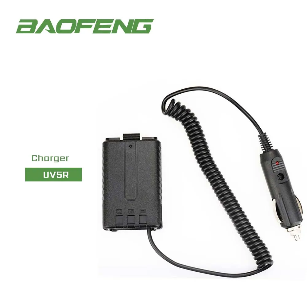 Baofeng 12V автомобильное зарядное устройство адаптер батареи для Walkie Talkie UV5R