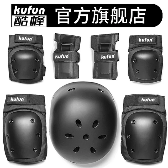 US $24.04 Bicycle Protective Clothing Helmet Skiing Full Set Children Adult Female Skate Shoes Balance Roller