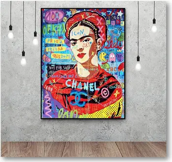 

Hand painted graffiti pop art Alec Monopoly abstract painting on canvas classic oil painting good canvas wall art