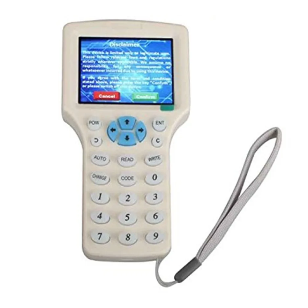 Английская 10 Частотная RFID карта Nfc считыватель WriterModule копия M1 13,56 МГц зашифрованный Дубликатор Программист USB NFC UID тег ключ карта