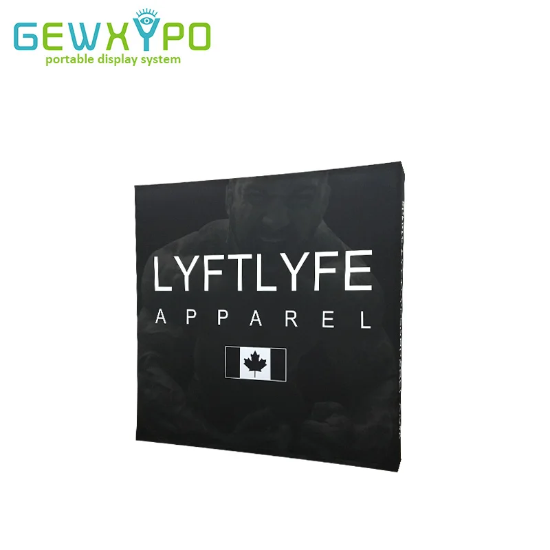 

10ftX10ft High Quality Straight Pop Up Fabric Banner Stand With Your Own Design Printing,Portable Advertising Pop Up Wall