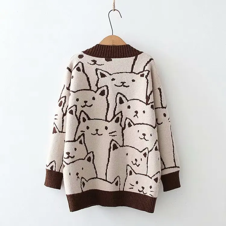 winter warm cat sweatshirt
