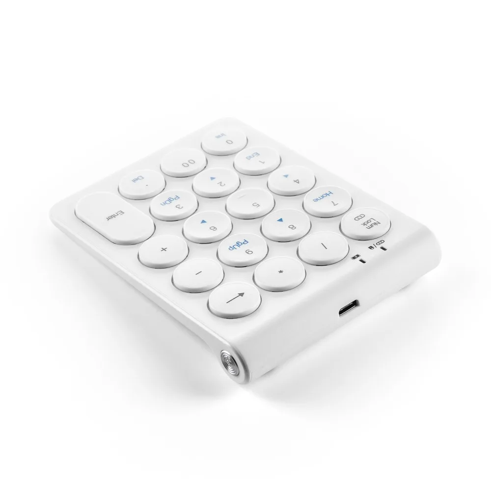 19 клавиш Bluetooth беспроводная цифровая клавиатура Мини Numpad с большим количеством функциональных клавиш цифровая клавиатура для ПК