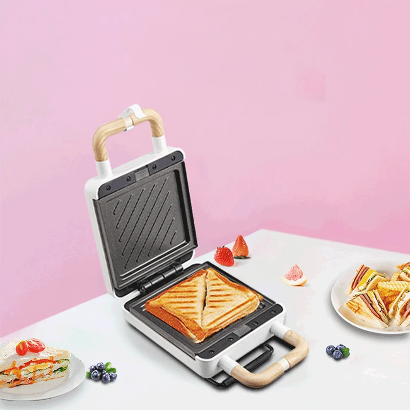 600W Electric Sandwich Maker Waffle Maker Toaster Baking
