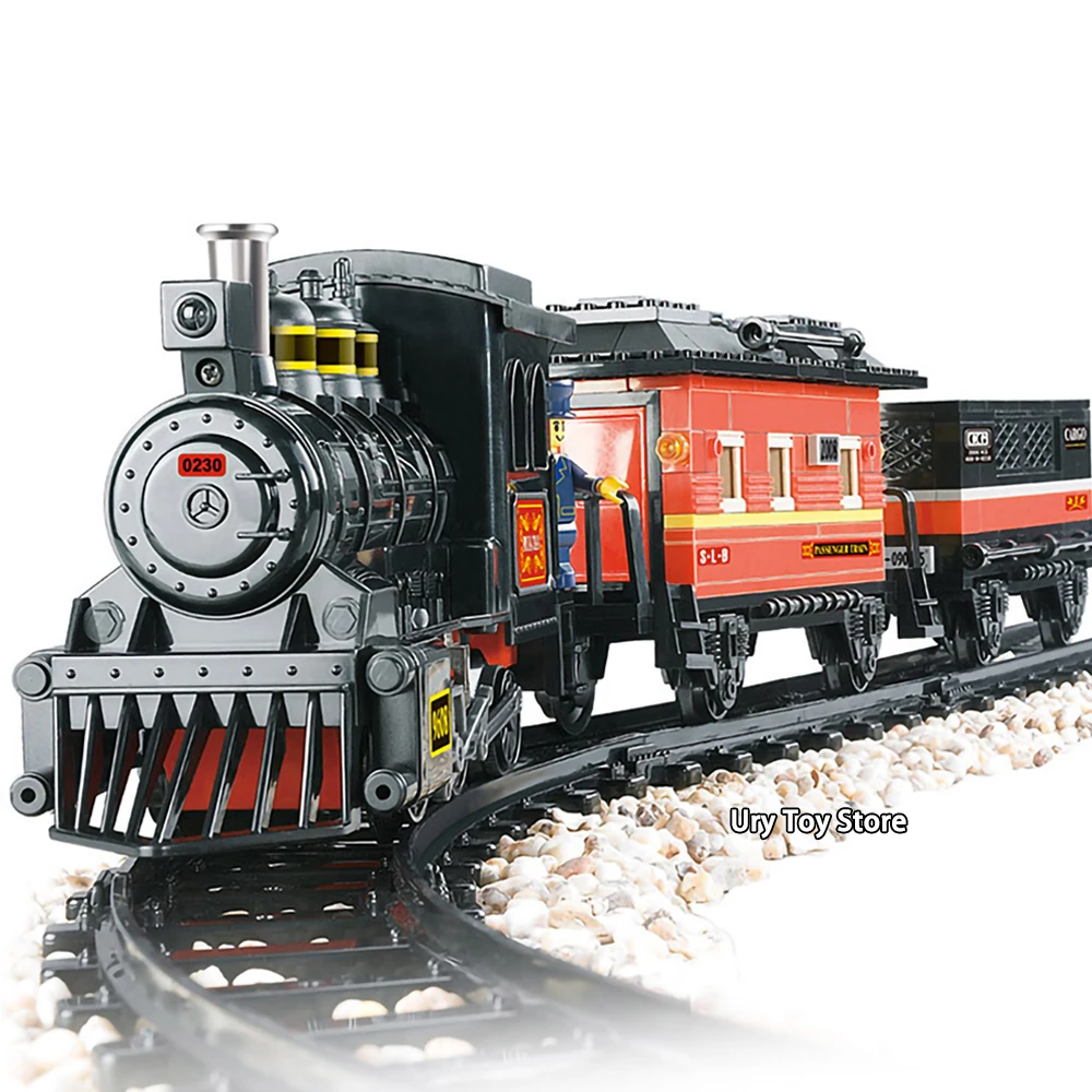 Sluban City Technic серия Поезд Мини фигурки развивающие строительные блоки игрушки для детей