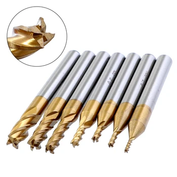 

4 Flutes Router Bits Straight Shank Sleeve Cutting Slotting Trimming Workshop