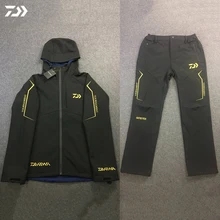 Daiwa новые уличные костюмы для рыбалки мужские теплые куртки одежда для подледной рыбалки ветрозащитная спортивная одежда походная куртка и штаны