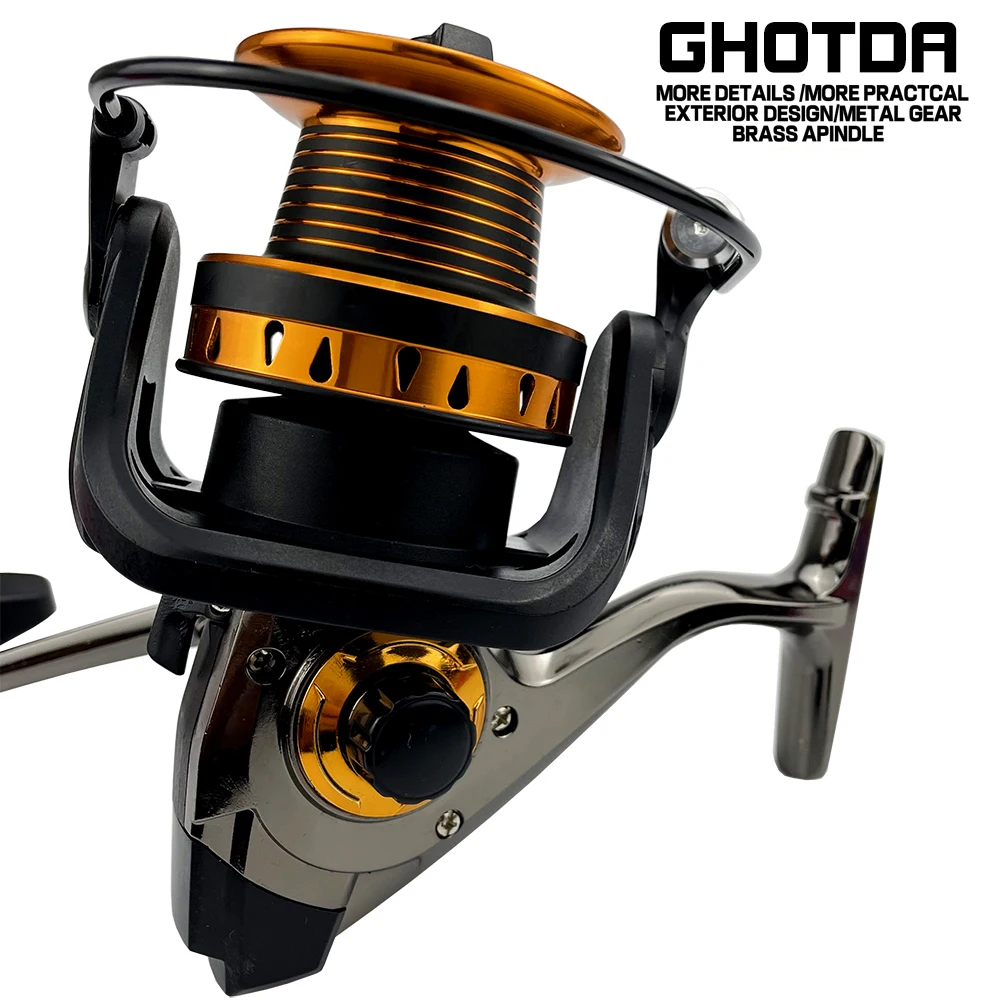 Surfcast Reel 12+1BB 5.2:1 Max Drag 10-12 KG Fishing Saltwater Beaches Spinning | Спорт и развлечения