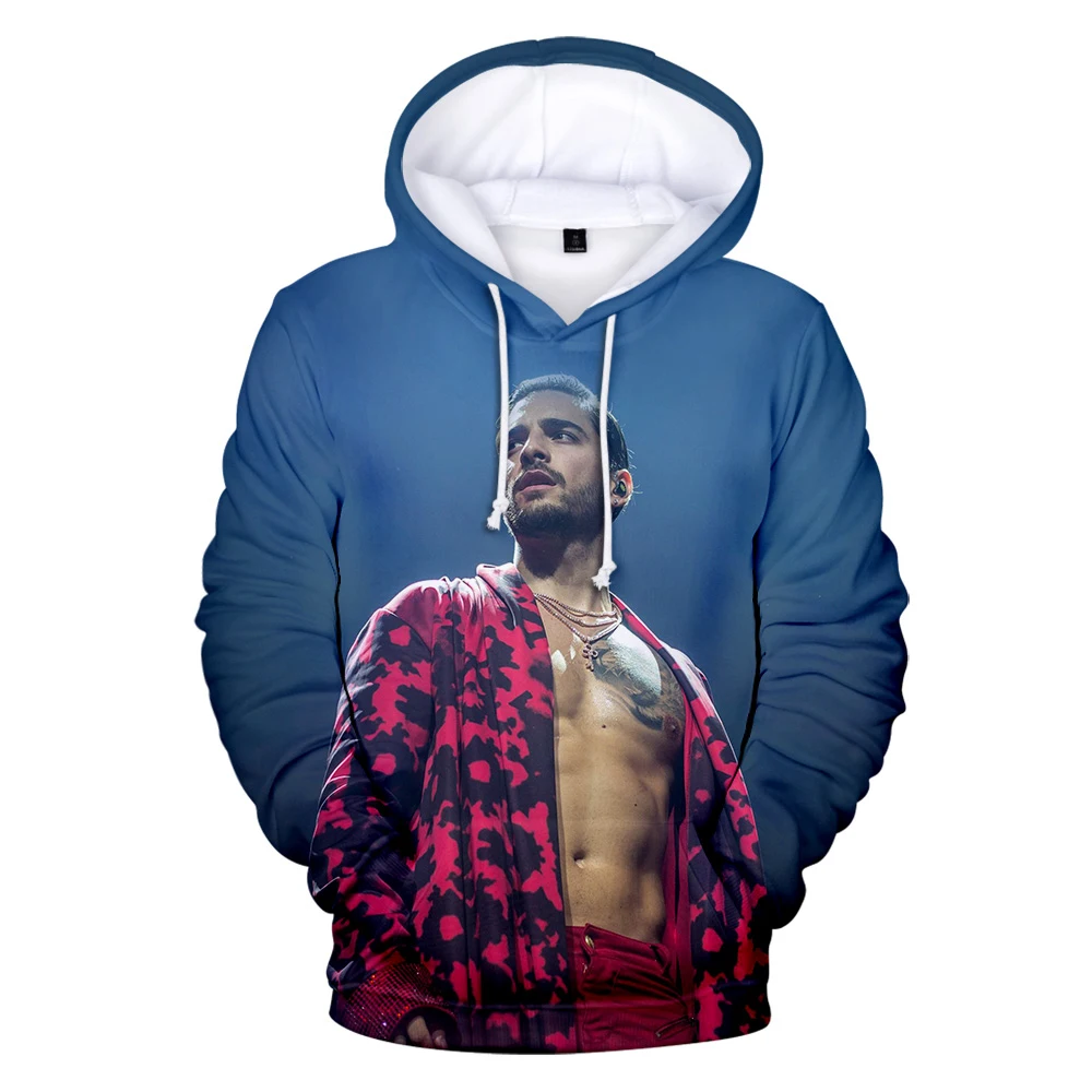 Костюм для отдыха Maluma 3D толстовки Mannen/Vrouwen уличная одежда Merk Ontwerp Colombiaanse zanger