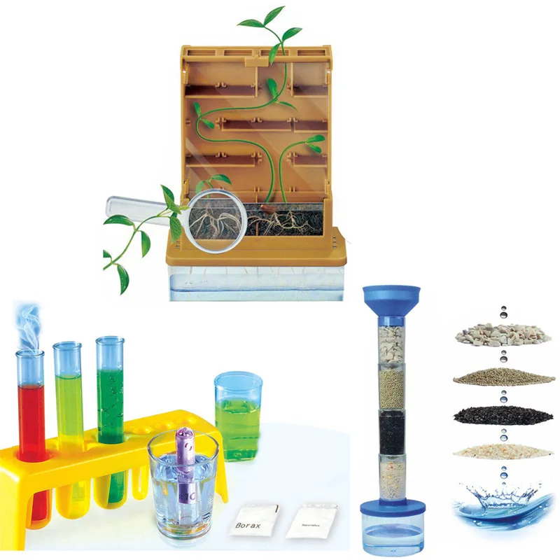 

Export Children'S Educational Fight Inserted Multi--One Set Scientific And Educational Toy DIY Science Experiment Series