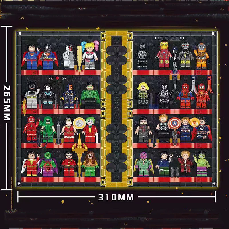 

Lepining Marvel Avengerses superhero CHESS Book Iron Man Collections Book Fit Building Blocks Bricks Figures Toys kids Gifts