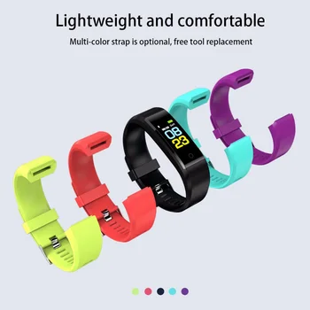 

Smart Bracelet Sedentary Reminder Fitness Sleeping Monitoring Bluetooth Watch LFX-ING