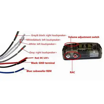 

12V TD-22 Car Vehicle Stereo Channel High to Low Amplifier Delayer Car Audio Adjustment Plug and Play