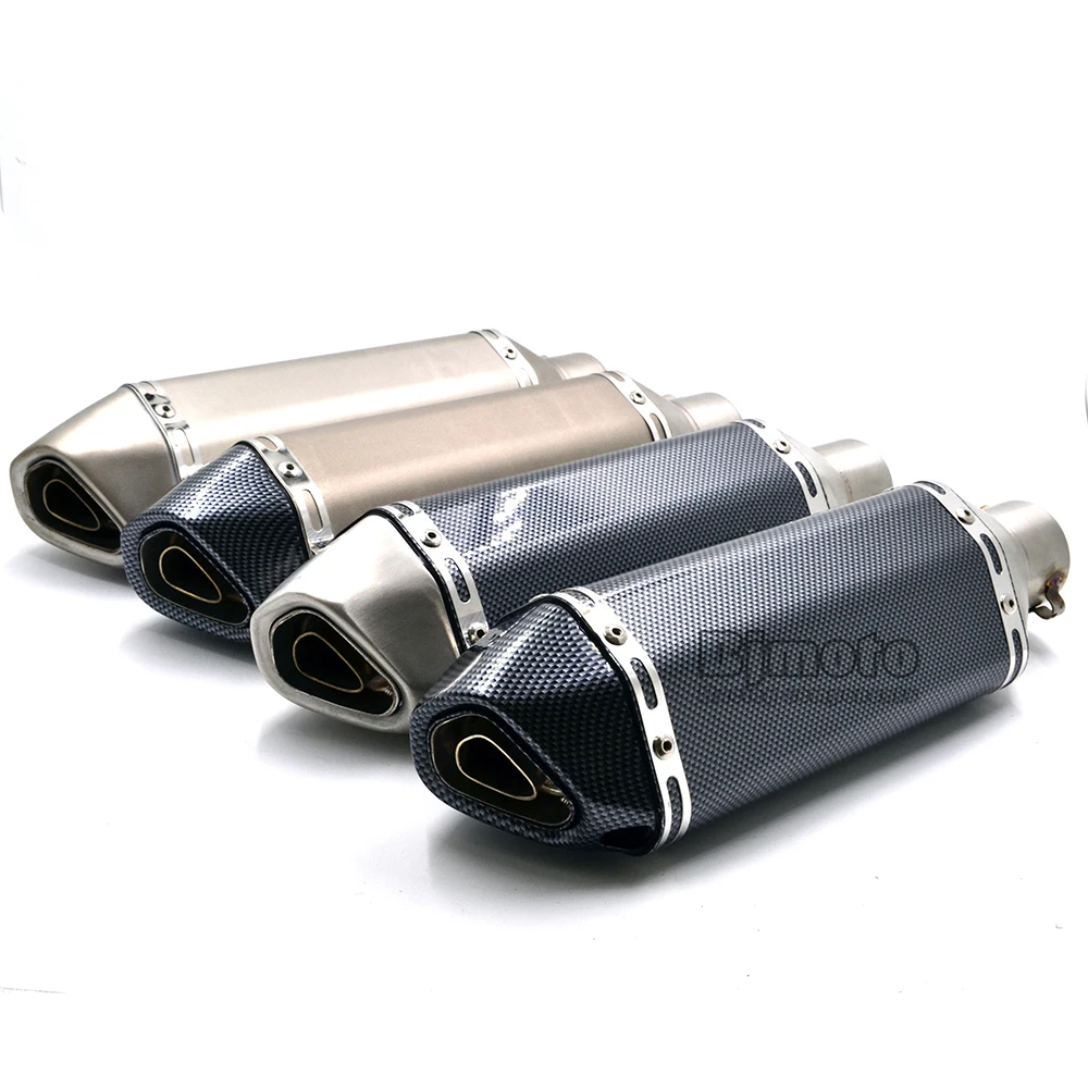 Универсальный мотоцикл Akrapovic выхлоп модифицированный Кроссовый глушитель для Honda CBR125 CBR400 CBR600 CBR100 ATV Dirt Pit Bike