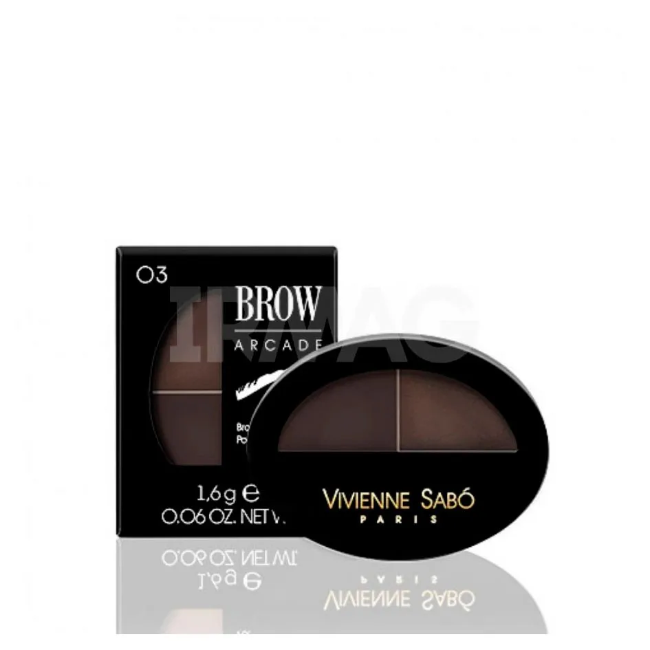 Тени для бровей двойные Vivienne Sabo Brow Arcade, тон 03