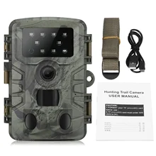 

20MP 1080P Camera Waterproof Hunting Game Camera With 3 Infrared Sensors Night Vision Motion Activated Wildlife Scouting Camera