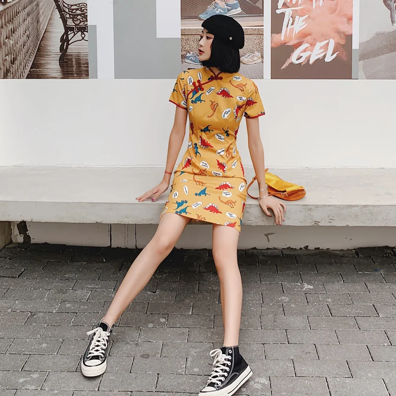 Китайское платье в винтажном китайском стиле cheongsam поступление женское атласное qipao вечернее платье mujer vestidos китайское платье qipao