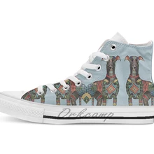 Greyhound голубоватый дышащий Повседневный высокий Топ на шнуровке холщовая Обувь Кеды Прямая