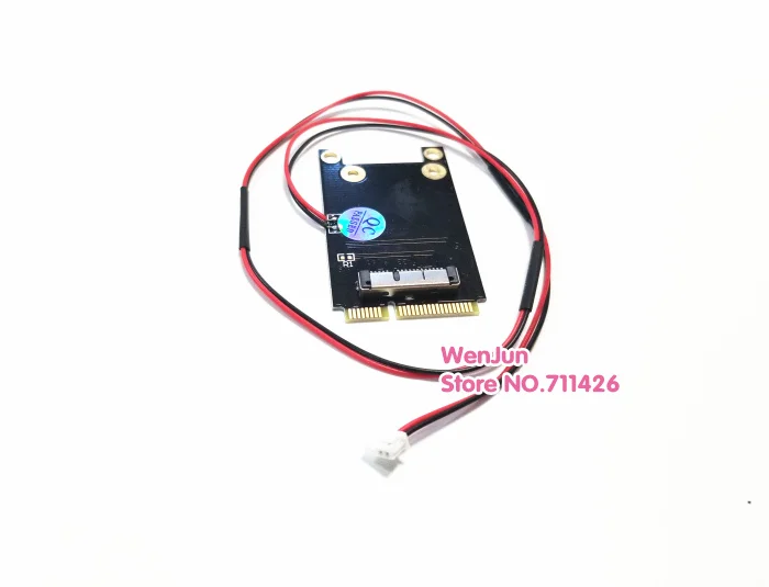 Mini Pci-e Placa Wifi sem Fio com 40cm Cabo Bcm94360cs Bcm94331cd para Mini Pci-e Placa Adaptadora para Mac Pro 1.25 mm 4pin 2wire - Imagem 2