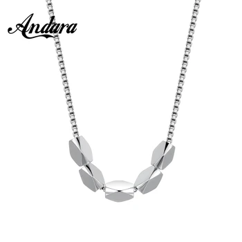 

New 925 Sterling Silver Jewelry Necklace Fashion Silver Necklace Woman Glamour Jewelry Gift