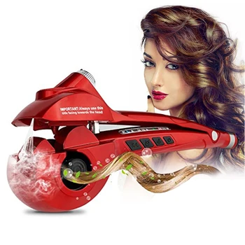 

Steam Spray Spiral Automatic Hair Curler High Quality Professional Rotating Wand Curling Iron Hair Styling Tools Curlers Crimper