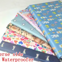 210D мультфильм набивная рубашечная ткань ПВХ водонепроницаемая Влагонепроницаемая ткань пошив швейной ткани 100x145 см