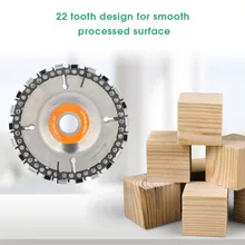 4 дюйма шлифовальный диск и цепь 22 зуба тонкой абразивной резки цепи для 100/115 угол Резьба по дереву диск