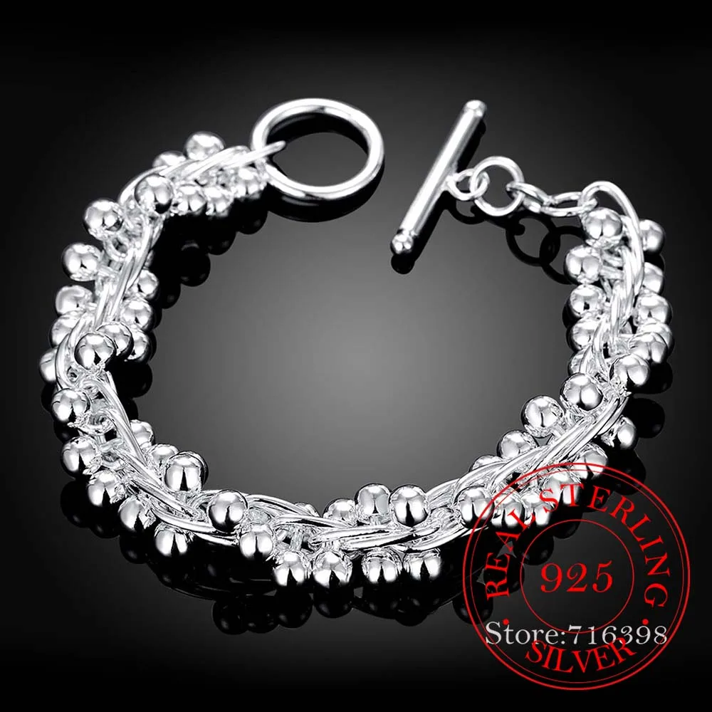 Buy SILBERRY 925 Sterling Silver Fine-Beauty Bracelet For Womens