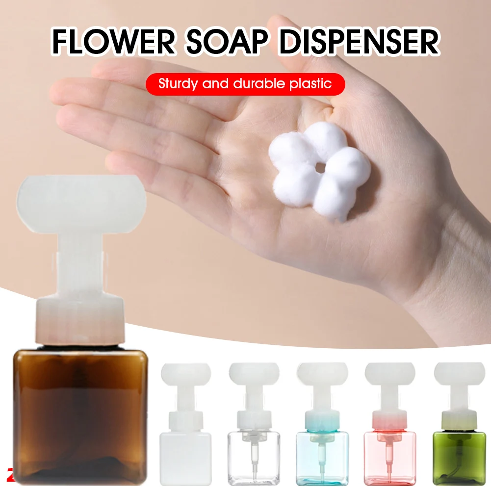 250ml/450ml Flower Foam Dispenser Foaming Soap Dispenser Refillable