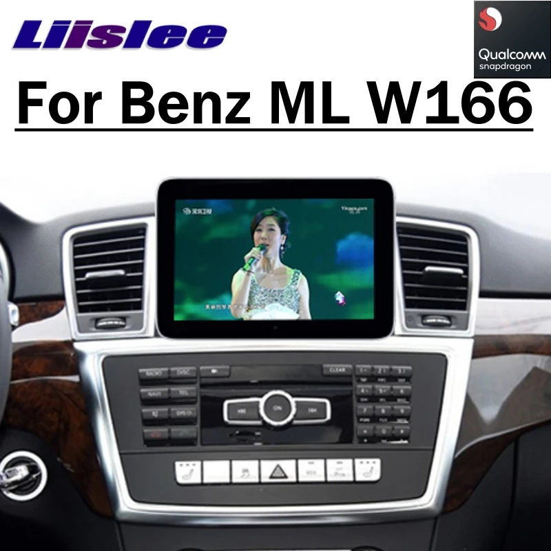 Car Multimedia GPS Audio Radio For Mercedes Benz MB M ML Class W166 2012~2019 Wireless CarPlay Navigation NAVI 4