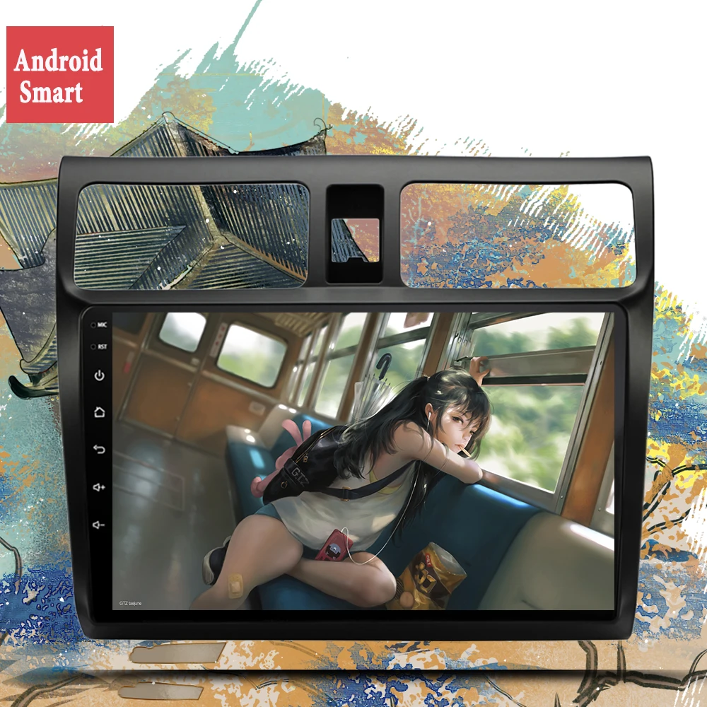 

Автомобильная стерео-система с GPS-навигацией, мультимедийный плеер для Suzuki Swift 2005, 2006, 2007, 2008, 2009, 2010, 10,1 дюймов, на базе Android 13,0, головное устройство