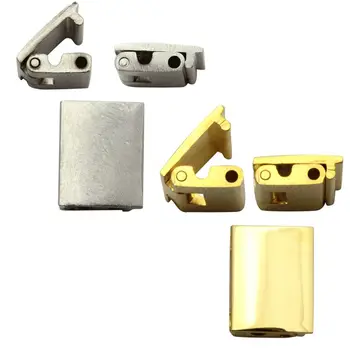 

Stainless Steel Watch Band Clasp Kit Solid Link Clasp Assortment 12 Pieces Yellow or 12 Pieces White