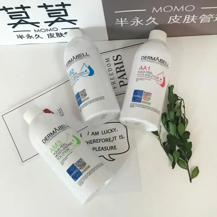 Aqua Peeling Solution AA1 AB2 AM3/400ml Bottle Aqua Facial Serum Hydra Facial Serum For Normal Skin