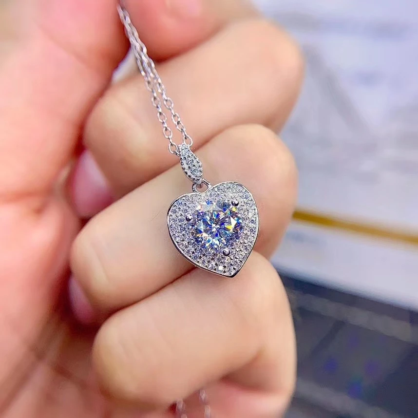 特価イラスト Meibapj新1カラット白モアッサナイト宝石用原石のハートのペンダントネックレス本物の925固体シルバーファイン結婚式の宝石類 Necklaces 売り正規店 Sekkomon Jp 特価イラスト Meibapj新1カラット白モアッサナイト宝石用原石のハートのペンダントネックレス本物の925固体シルバーファイン結婚式の宝石類 Necklaces 売り正規店 Sekkomon Jp