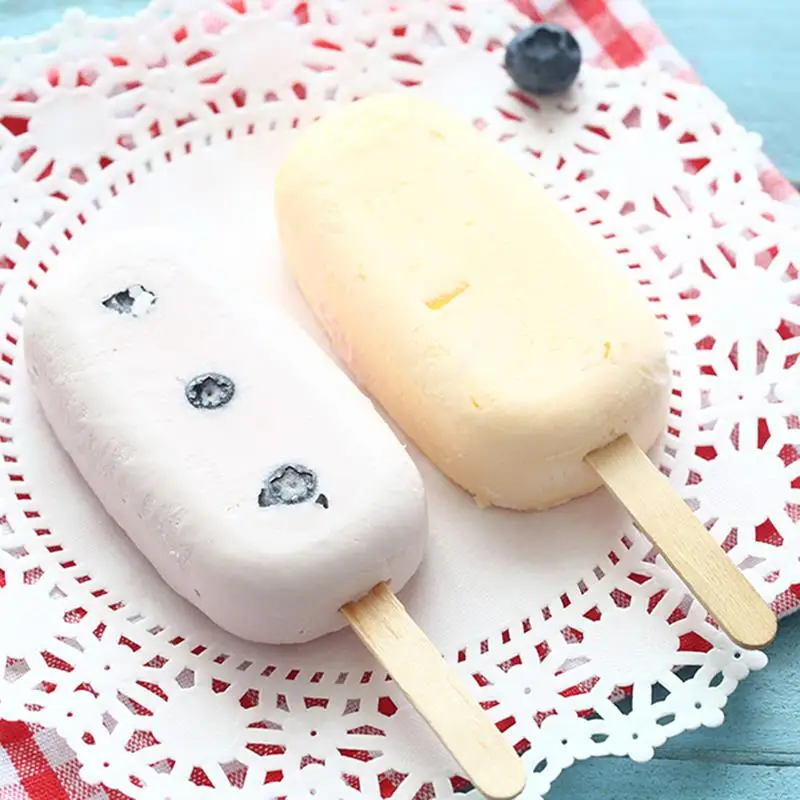 50pcs Popsicle Stick Ice Cube Maker Cream Tools Model Special-Purpose Wooden Craft Stick Lollipop Mold Accessories ice mold,ice cream sticks,ice cream molds,disposal lollipop sticks