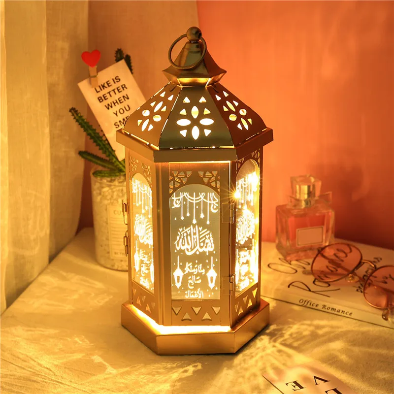 2020 Рамадан фонарь s Deco Eid Mubarak Deor светильник мусульманский ислам деревянный
