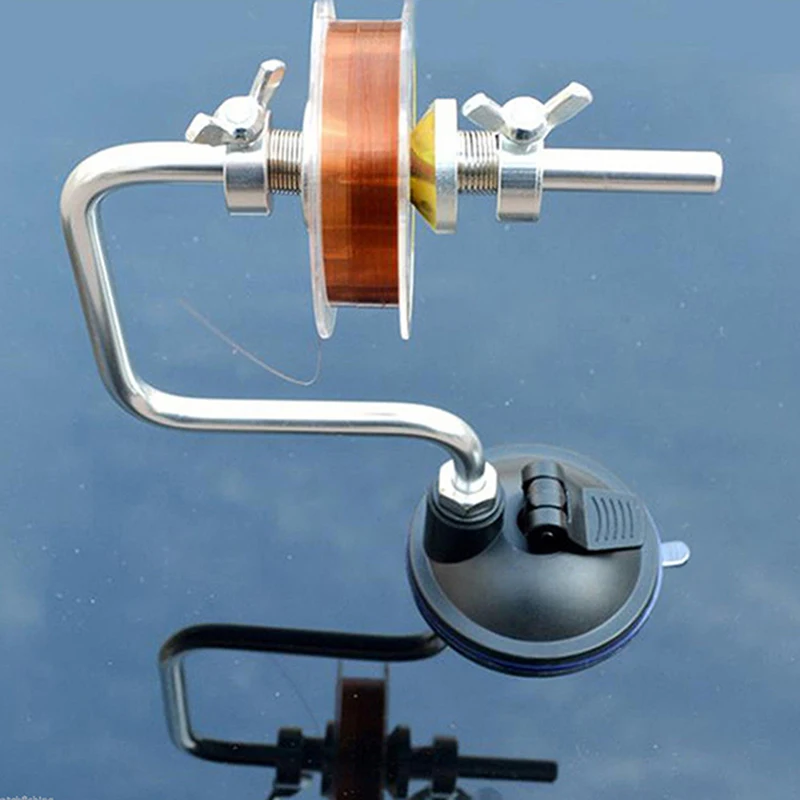 

Portable Fishing Line Winder Aluminum Reel Spool System Tackle Tool Suction Cup Sea Carp Stable Fishing Tools Fish Accessories