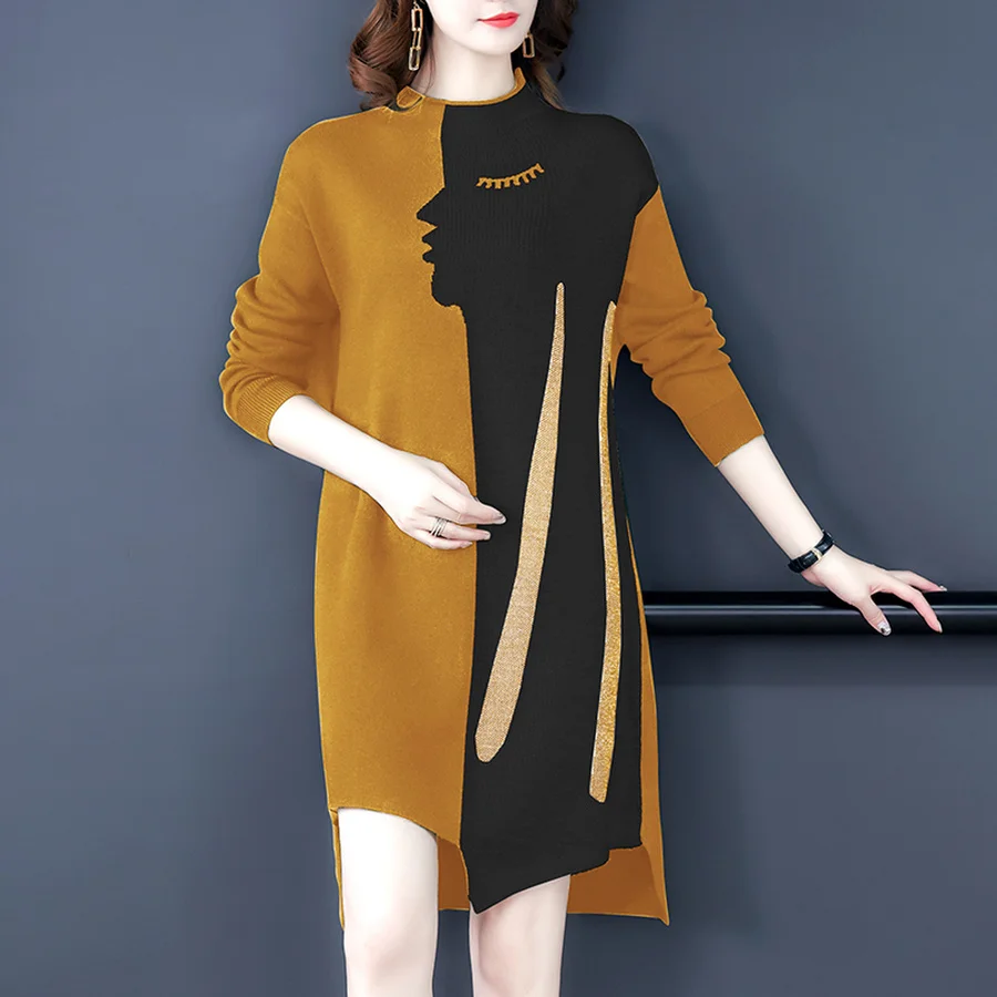 

2024 Женские винтажные однотонные плюшевые платья, осенне-зимнее платье миди с длинным рукавом, элегантное женское облегающее платье