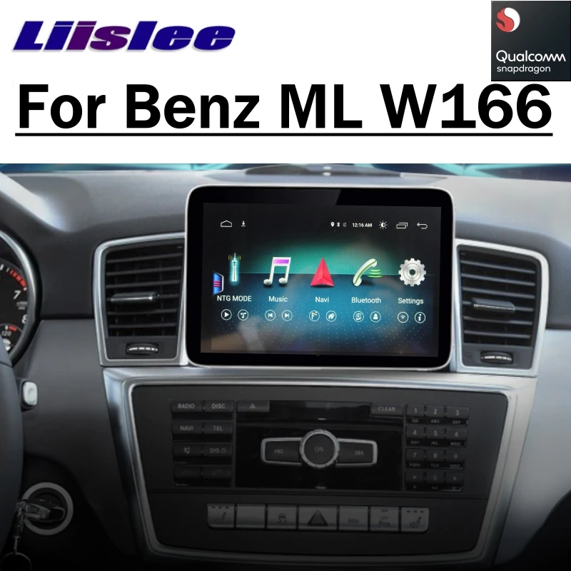 Car Multimedia GPS Audio Radio For Mercedes Benz MB M ML Class W166 2012~2019 Wireless CarPlay Navigation NAVI 1