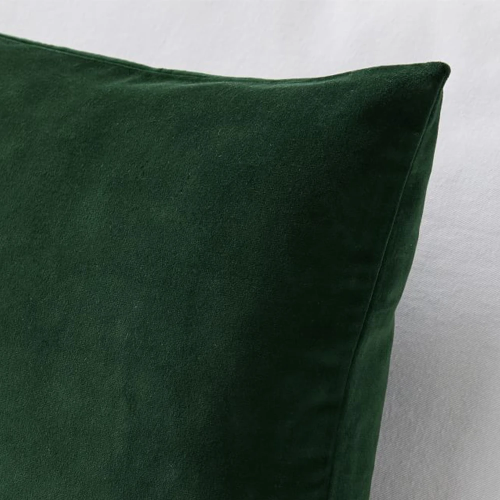 Velvet Decorative Cushion Cover for Home and Car - 45x45 cm Pillowcase