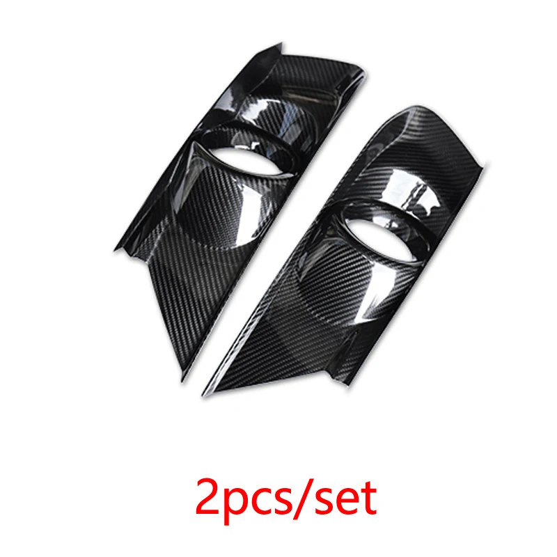 carbon fiber 2pcs Для mustang для ford mustang для mustang аксессуары - Название цвета: carbon fiber 2pcs