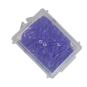 

100pcs/box Disposable Dental Wedges Medical Plastic Circular Arc Design Tool With End Diastema Hole Concave Wedges Dentist I6T7