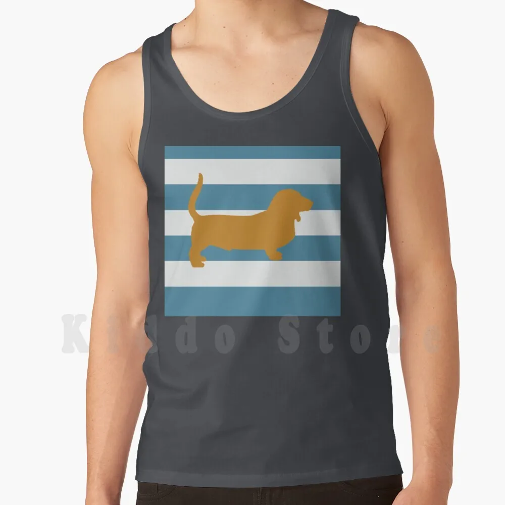 Basset Hound Canotte Gilet 100% Cotone Basset Hound Basset Hound Dog Dogs Dog Art Dog Painting Dog Dog Dog Artwork