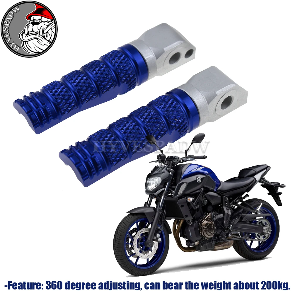 Moto Cnc Alluminio Poggiapiedi Posteriori Pedane Per Yamaha Fz6 Fz8/Fazer Fz1/Fazer Fz6 Fz8 Fazer Fz Xj6 Accessori