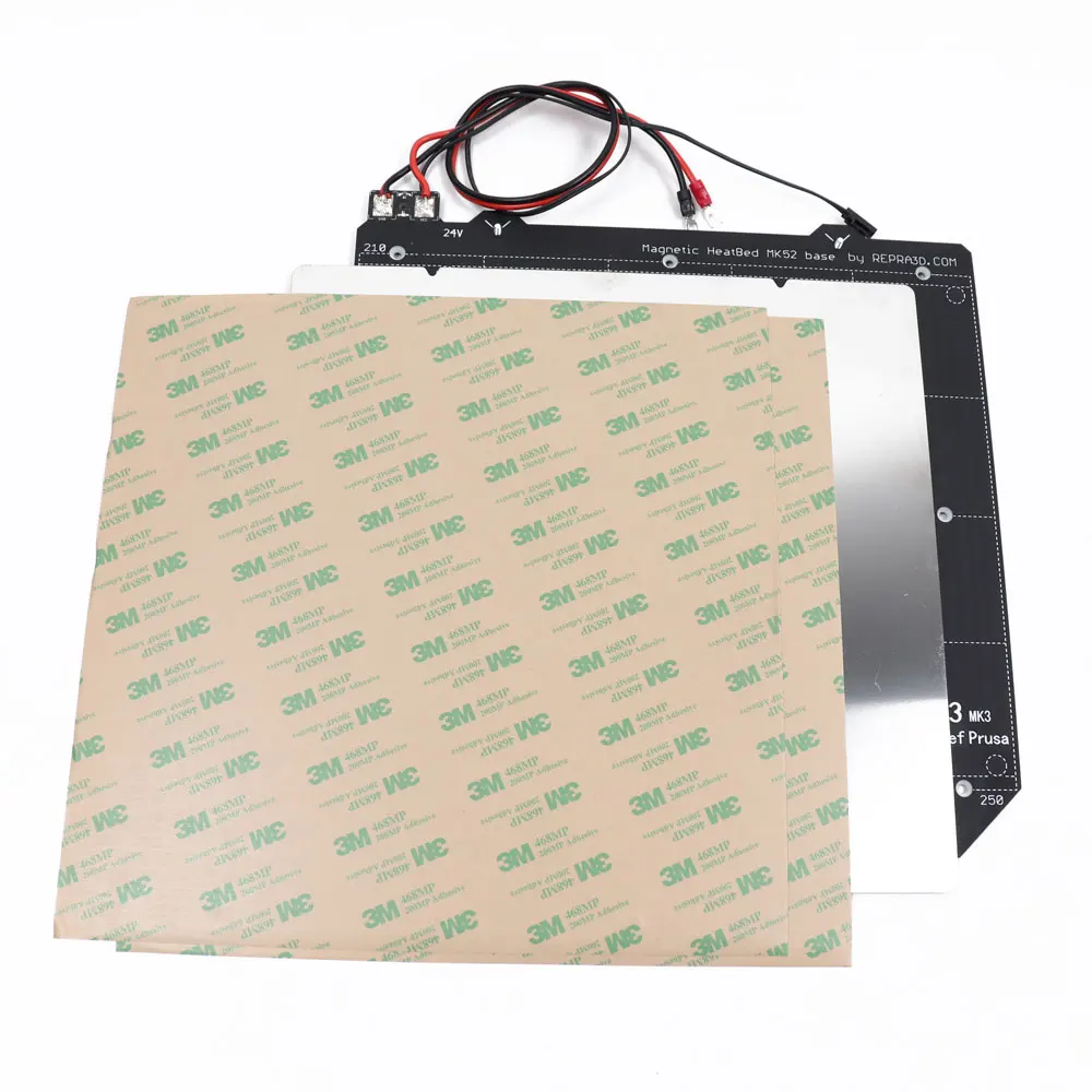 Детали для 3D принтера Prusa i3 MK3 магнитный подогреватель MK52 24 В со стальным листом 2