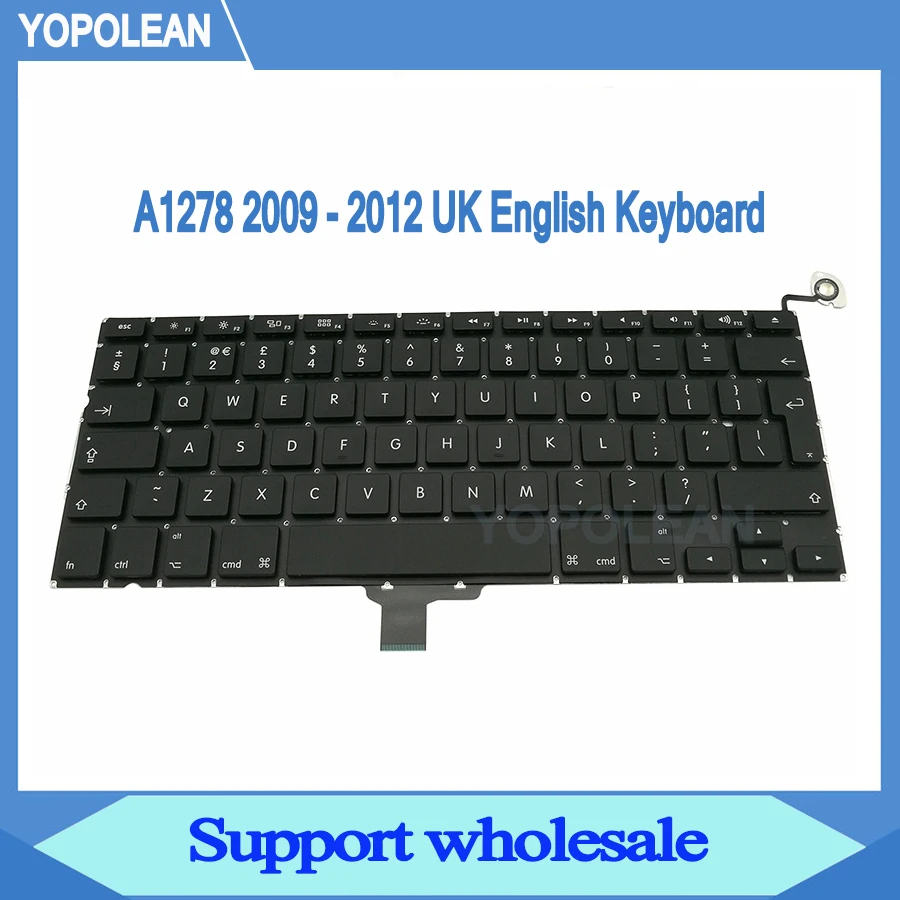 Новая английская клавиатура для Macbook Pro 13 дюймов A1278 2009 2010 2011 2012 года|a1278 keyboard uk|a1278