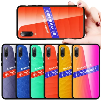 

50pcs/lot glass case cover back TPU Soft frame case For Samsung S10 S10e S10Plus NOTE 10 NOTE 10PLUS A10S A20S A50S A70 A80 A20