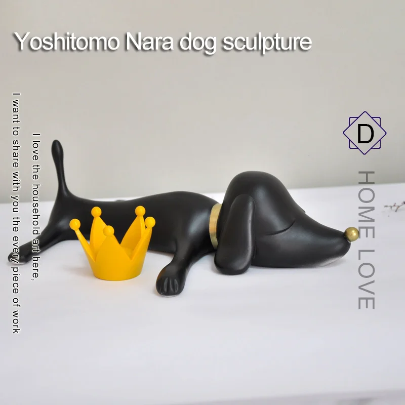 Yoshitomo Nara Dreaming Dog, смоляный стол, украшение для дома, аксессуары, Декор для дома, Золушка