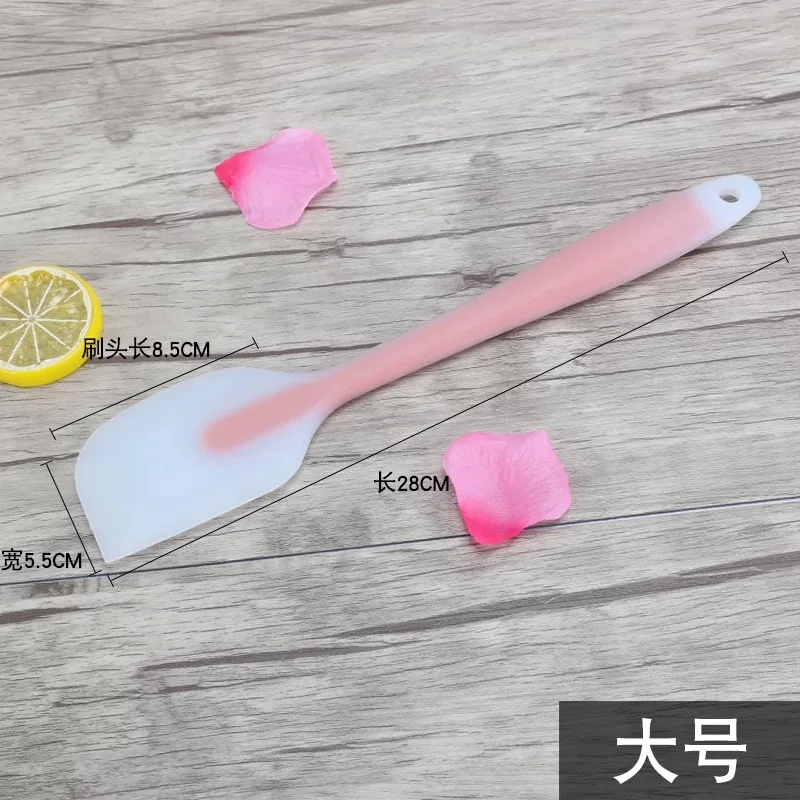 Large scraper Pastry and pastry accessories cake with spatula silicone spatula baking pastry cream scraper Cream scraper kitchen supplies - Цвет: Large scraper