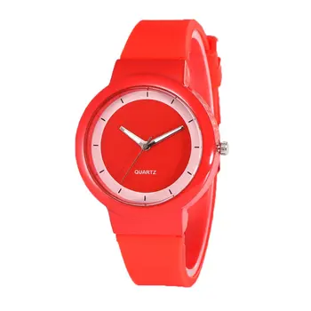 

Women's Fashion Quartz Watch Silicone Strap Quartz Watch Personality Wild Sports Women's Quartz Watch Candy Color Strap GIFTS